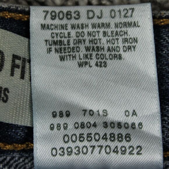 Levis 550 Relaxed Fit Jeans Mens 36x36 Medium Wash Hemmed (35x28) READ - Picture 4 of 13